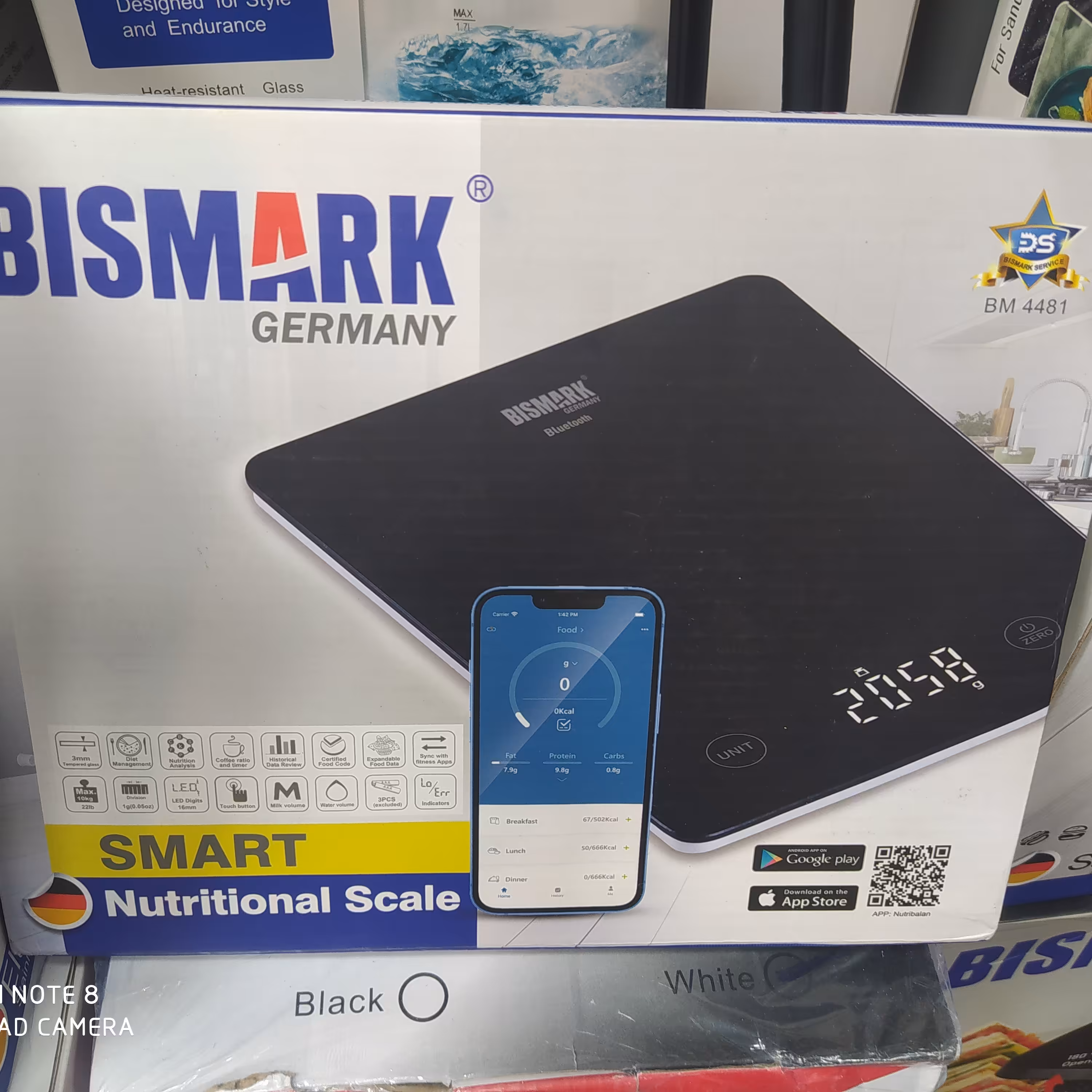 ترازوی اشپزخانه و رژیم  بیسمارک مدل BM4481