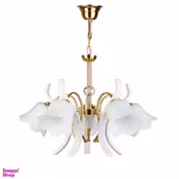 لوستر آویز 5 شعله چشمه نور کد A888/5WT