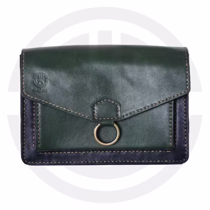 کیف رودوشی زنانه چرم  دست دوز کدB305