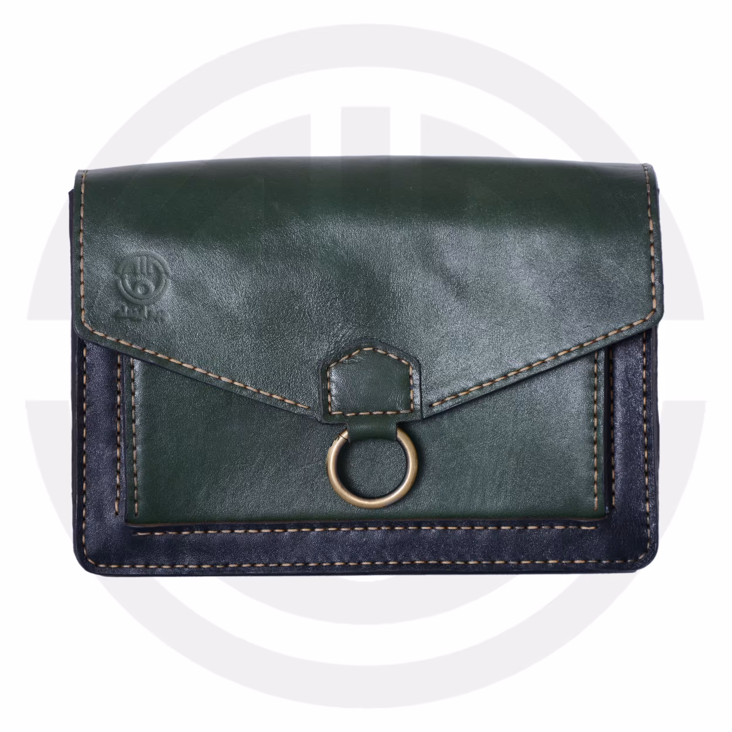 کیف رودوشی زنانه چرم  دست دوز کدB305