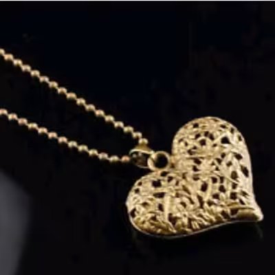 گردنبند طرح قلب