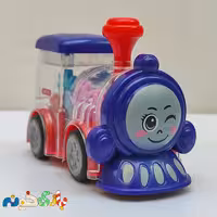 اسباب بازی قطار چراغ دار چرخدنده ای باطری خور