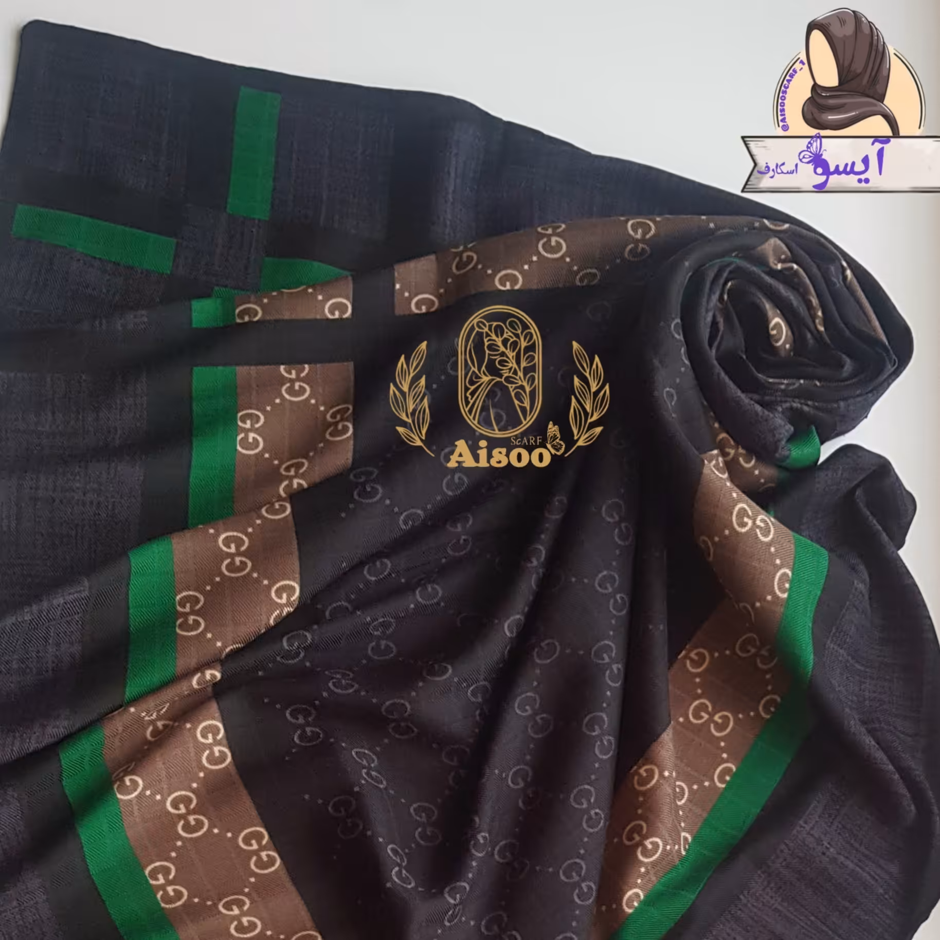 روسری نخی قواره100 کد056