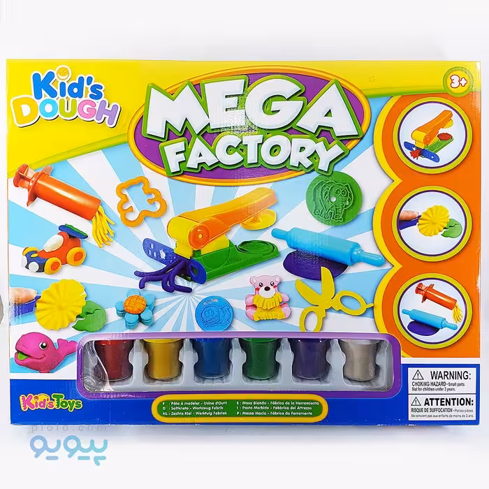 خمیر بازی مدل Mega Factory