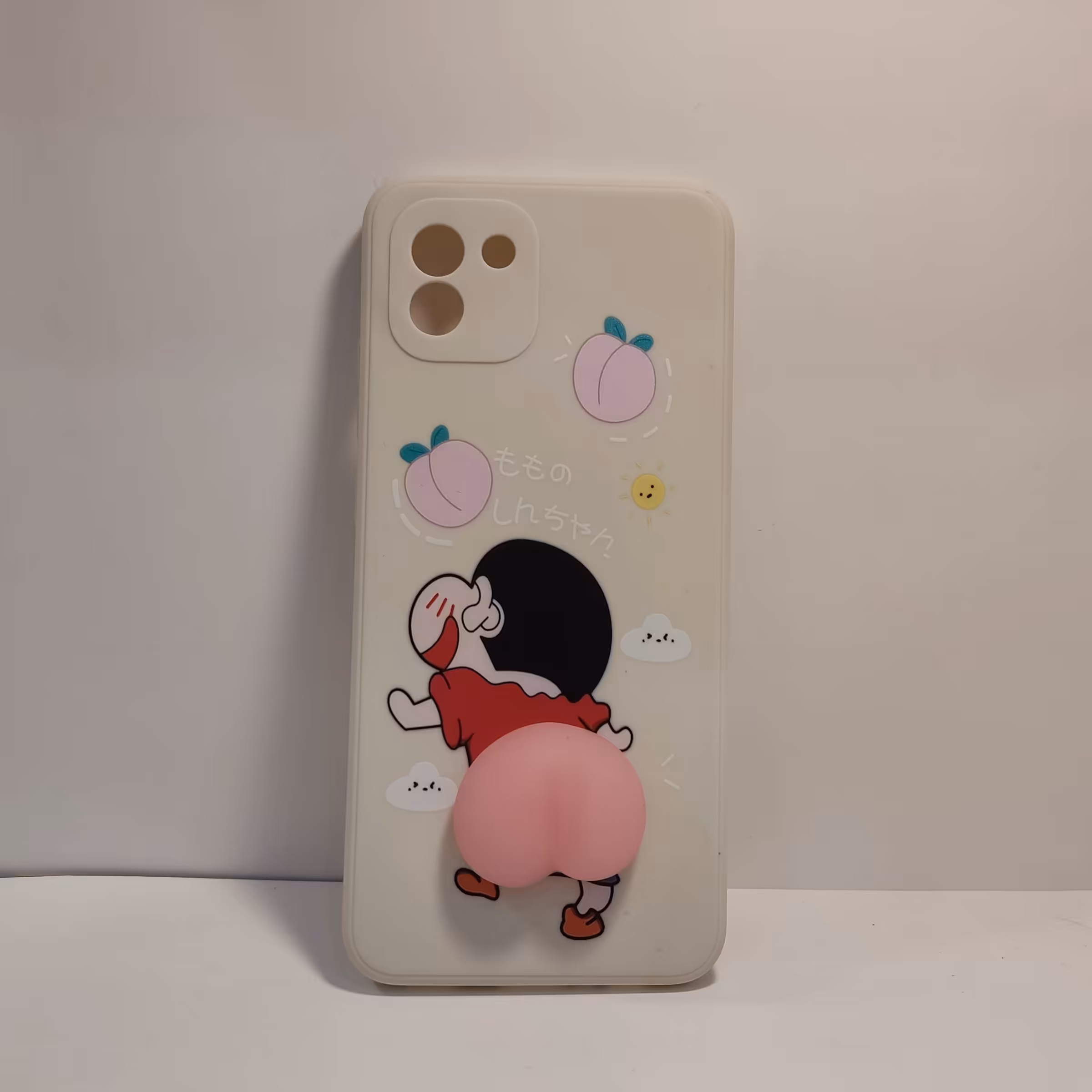 قاب گوشی پسرک هلویی نرمالو مدل  A03 سفید