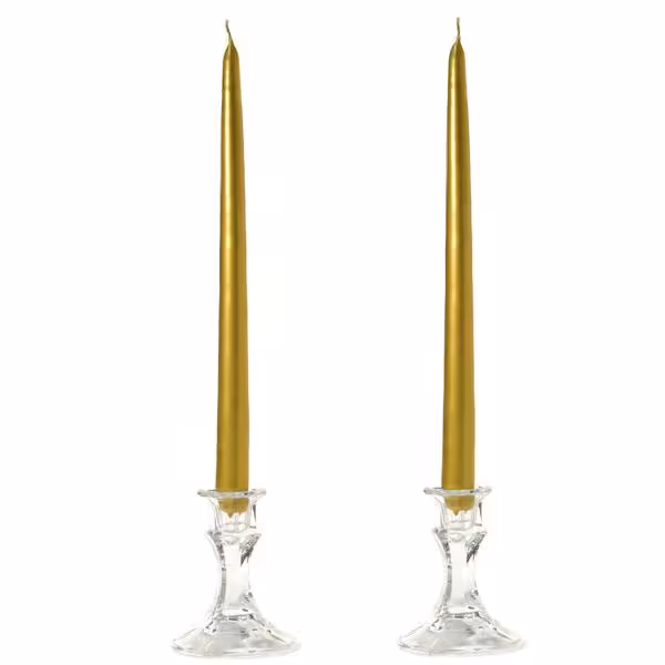 شمع قلمی طلایی 20 سانتی