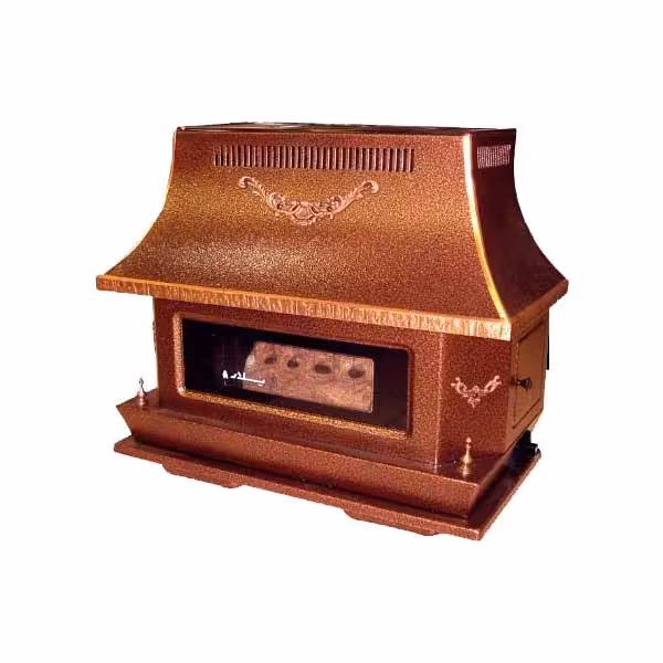 بخاری گازی پلار طرح شومینه مدل 329