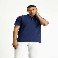 تی شرت یقه پولو آبی مردانه POLO YAKA به طور منظم مناسب گلدوزی پنبه T Kiğılı