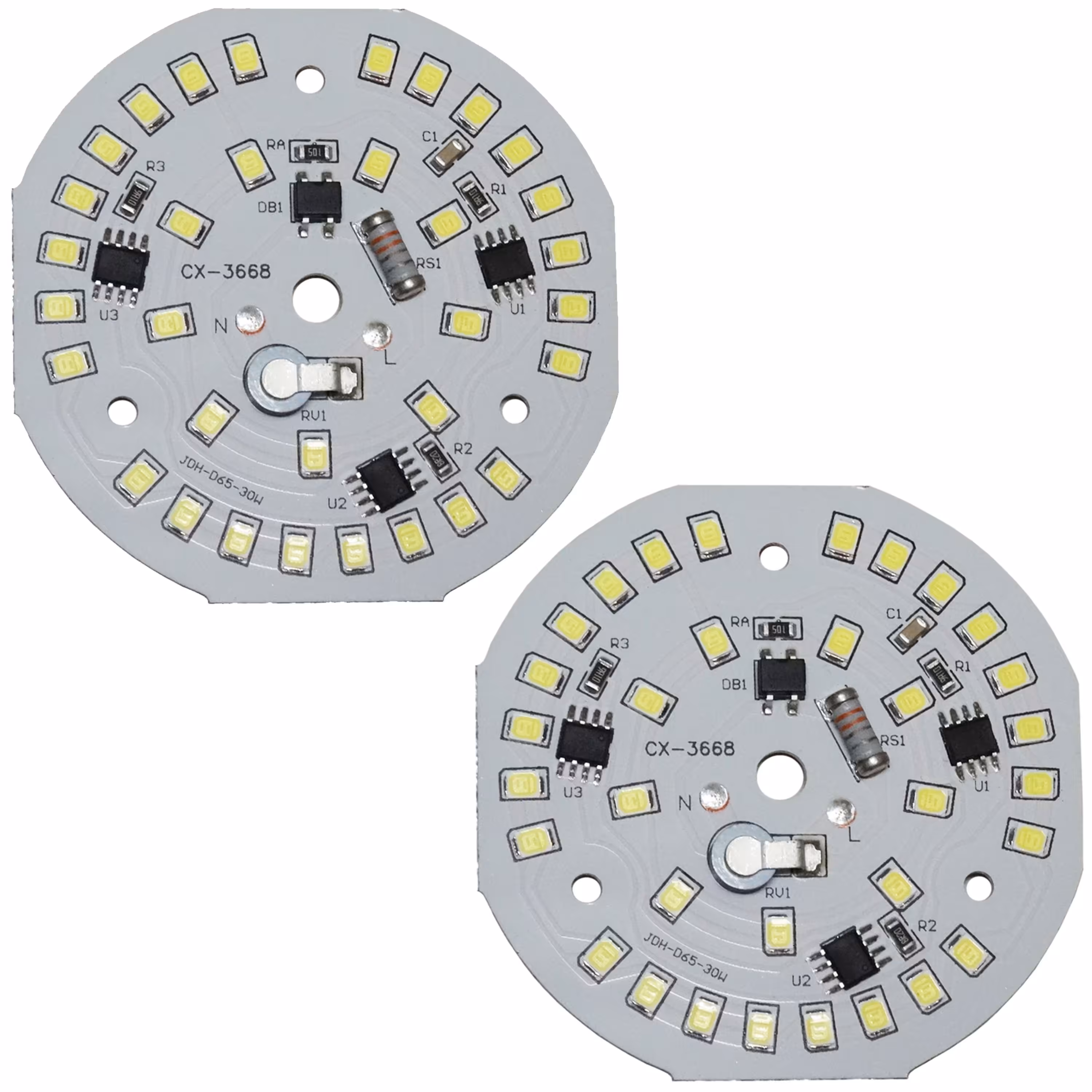 ماژول LED لامپ 30 وات مدل  JDH-D65-30W (مجموعه 2 عددی با رنگ نور آفتابی)