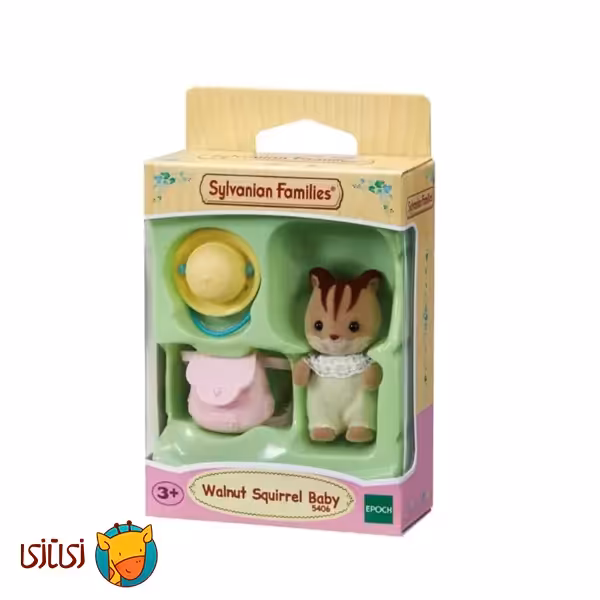 اسباب بازی سیلوانیان فامیلیز مدل Walnut Squirrel baby کد 5406