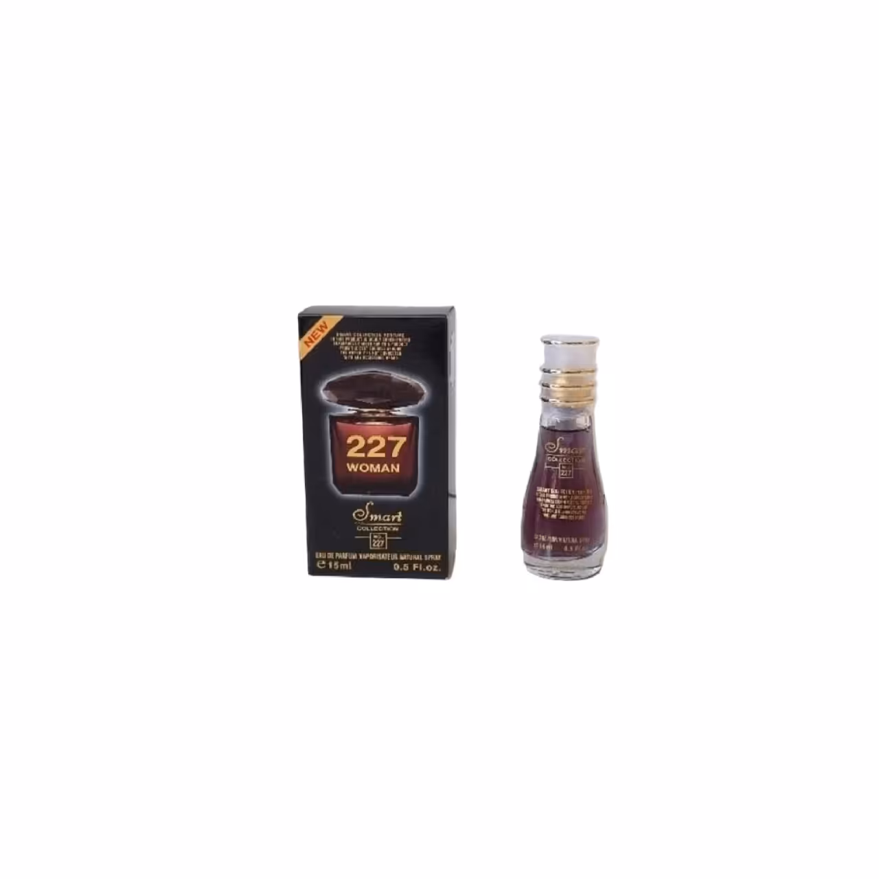 ادکلن جیبی ورساچه کریستال نویر اسمارت کالکشن اصل 15 میل کد 227