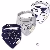 پیشبند و دستمال گردن نوزادی مدل Smile