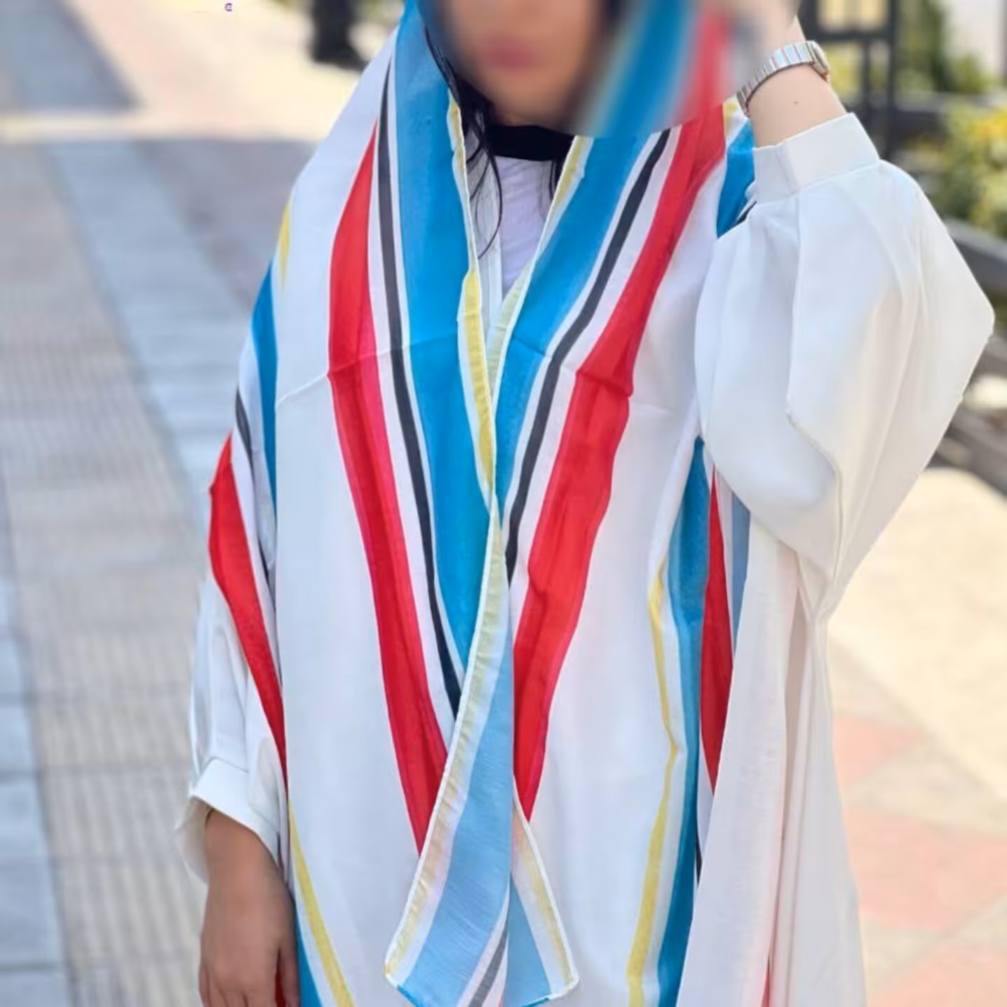 شال راه راه نخی چهارفصل با کیفیت تضمین شده 
