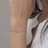 دستبند طرح قلب