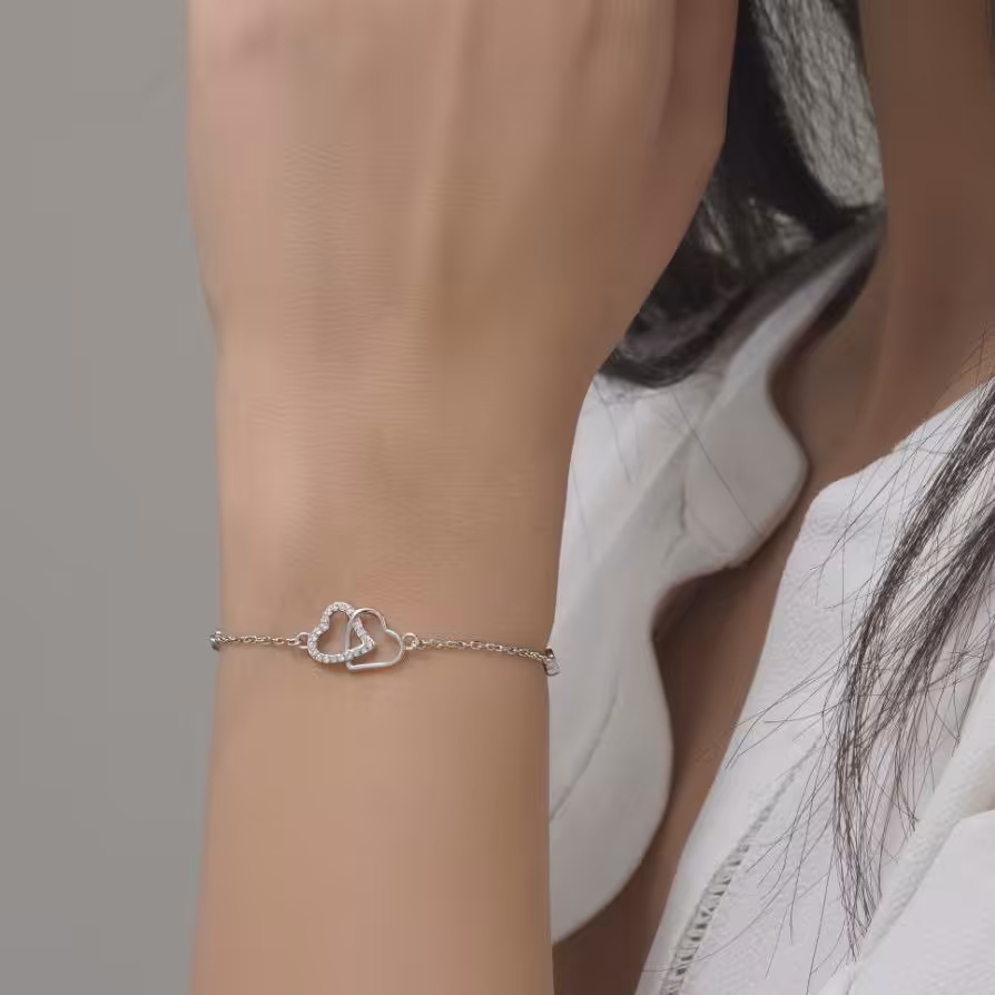 دستبند طرح قلب