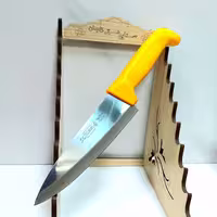 چاقوی زنجان چاقو زنجان چاقوآشپزخانه حیدری اصل برند حیدری چاقو لب تراش آشپزخانه  استیل فولادضدزنگ  طول کل 28 سانت حیدری