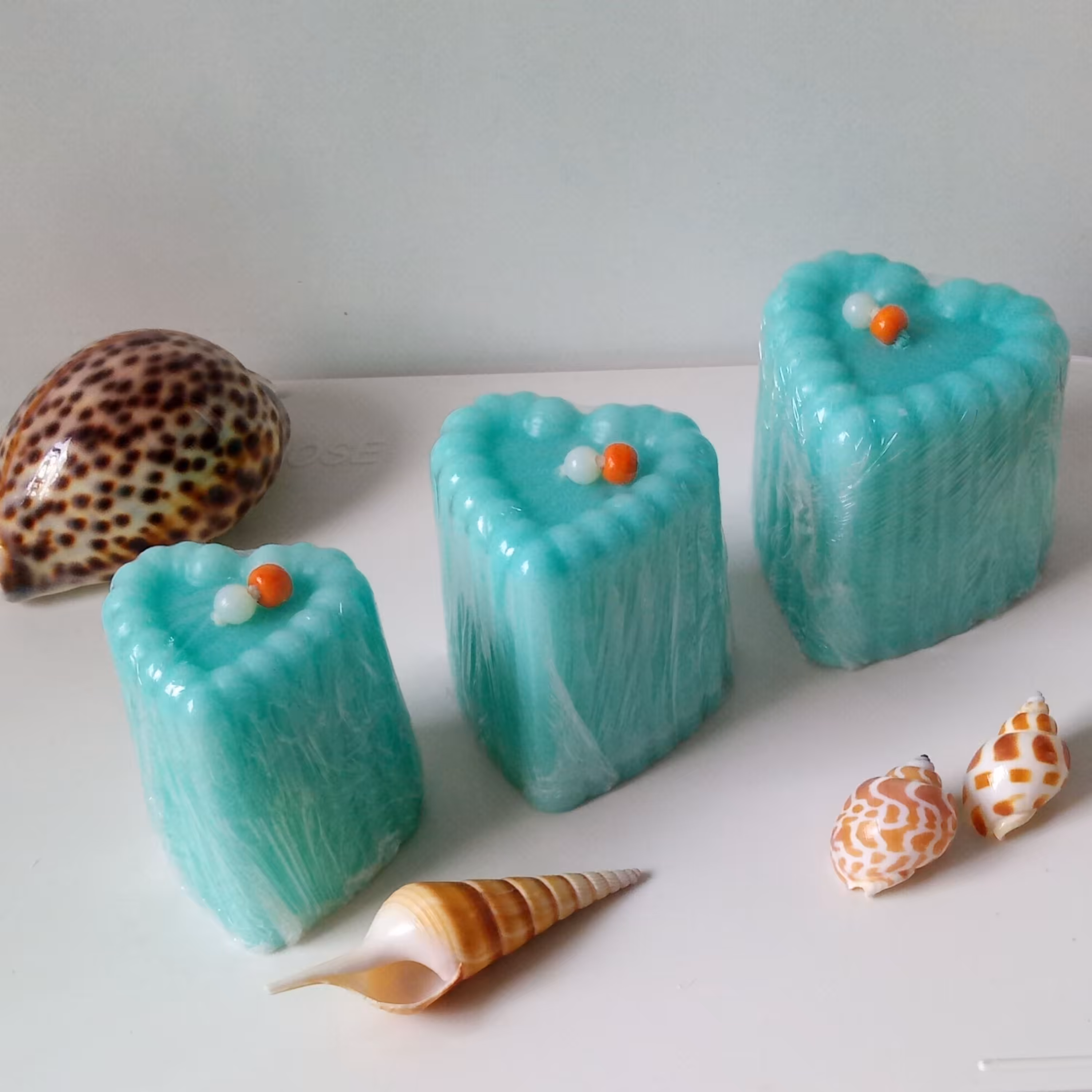 شمع 3تایی قلبی