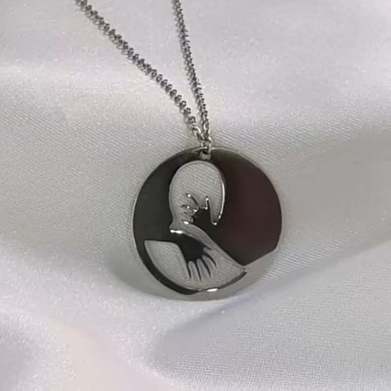 گردنبند استیل  آغوش