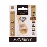 فلش مموری ایکس-انرژی مدل Golden Gem USB3.0 ظرفیت 128 گیگابایت