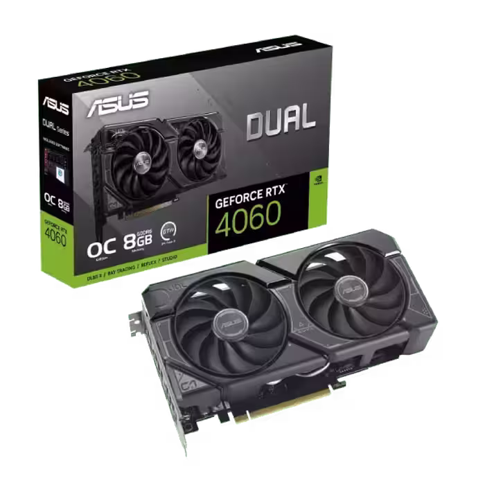 کارت گرافیک ایسوس ASUS Dual GeForce RTX 4060 OC Edition 8GB GDDR6