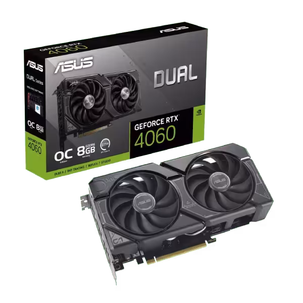 کارت گرافیک ایسوس ASUS Dual GeForce RTX 4060 OC Edition 8GB GDDR6