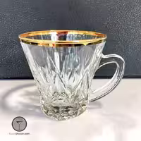 فنجان مدل 4200 لب طلا آدریا گلس