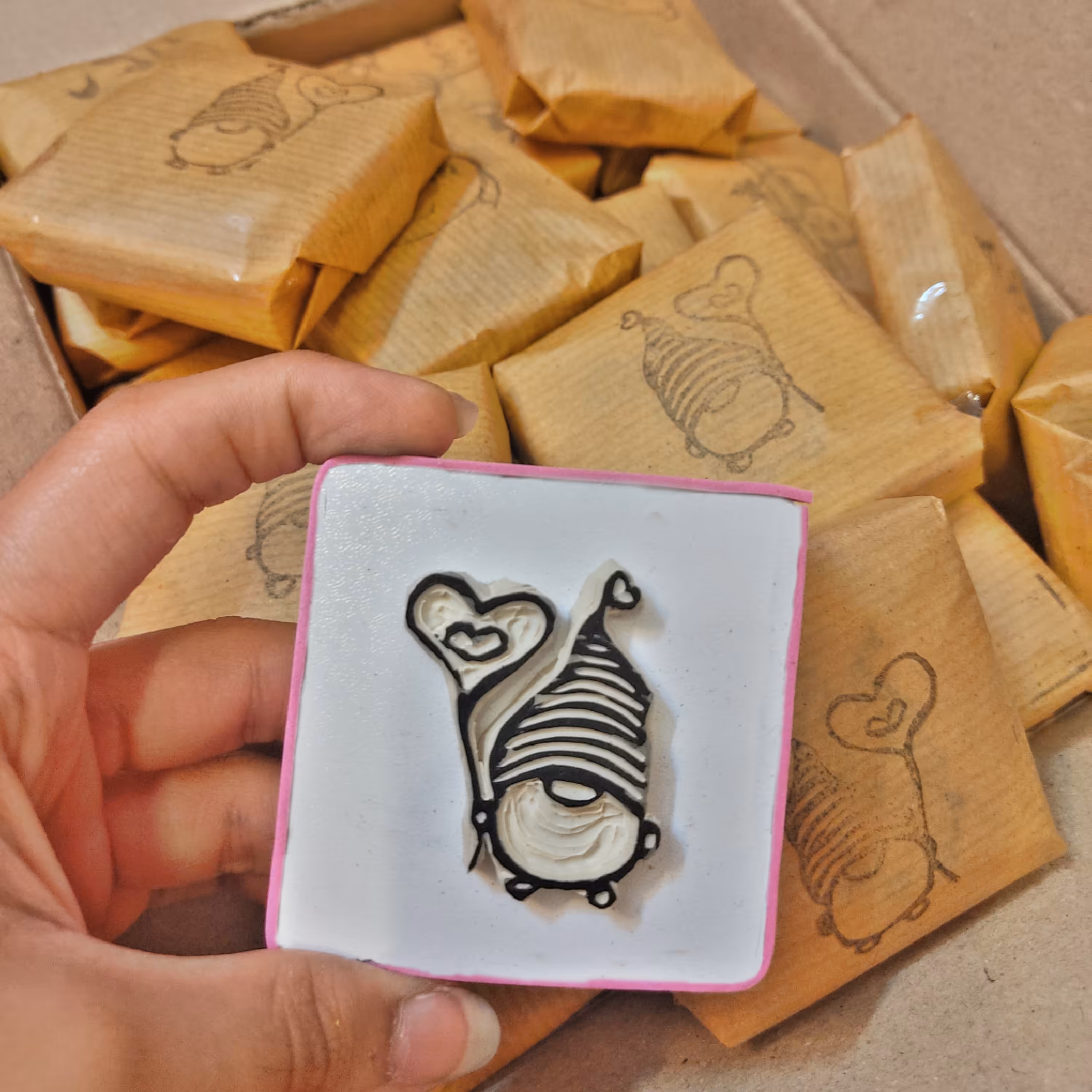 مهر لینو طرح لی لی پوت (سایز متوسط)