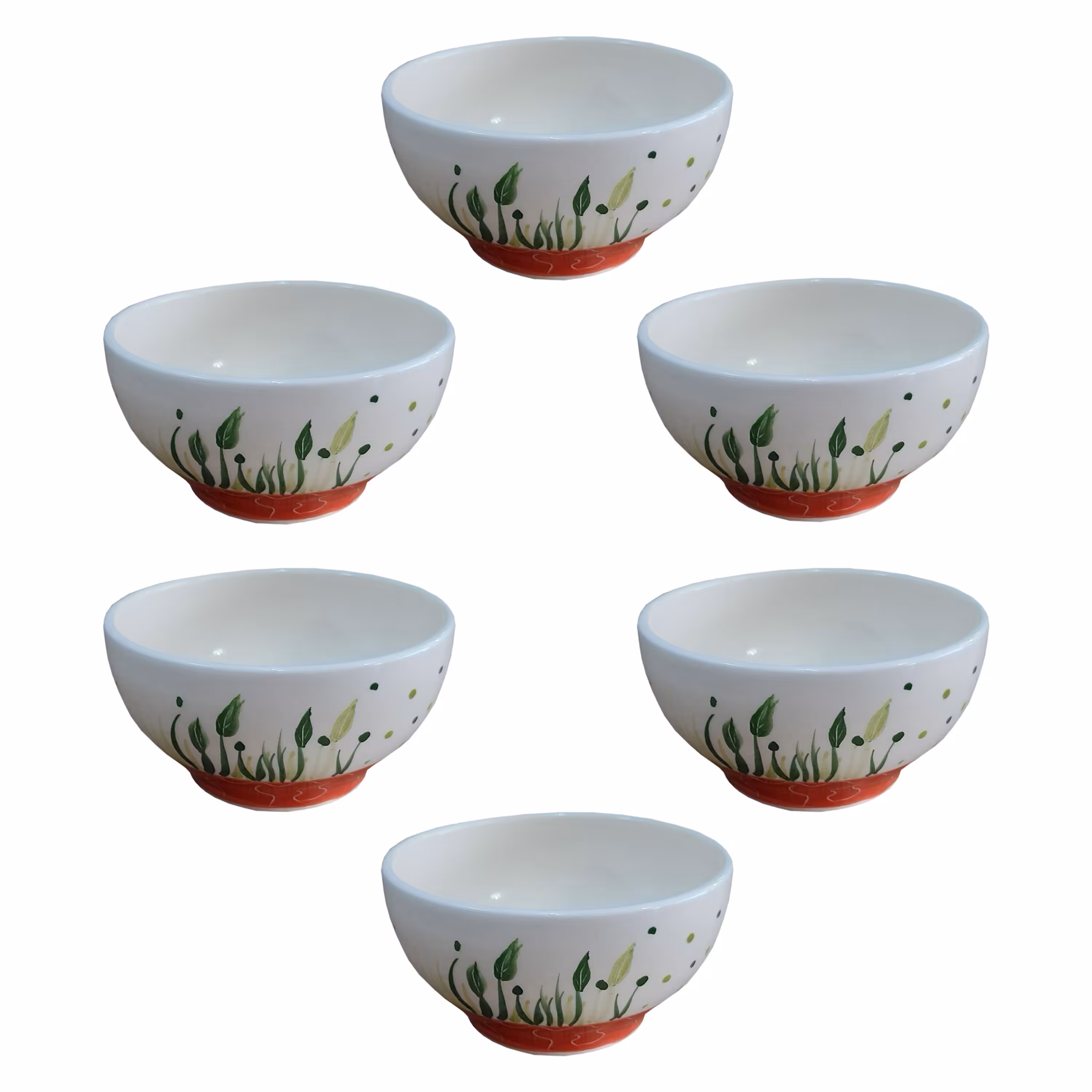 کاسه سرامیکی آبگوشت خوری کد KA2-2 بسته 6 عددی