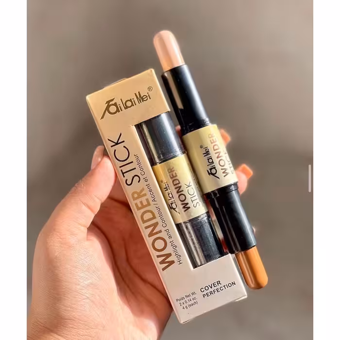 کانتور دو طرفه تایلامی رنگدهی بالا ماندگاری عالی مناسب  کانتور و کانسیلر صورت