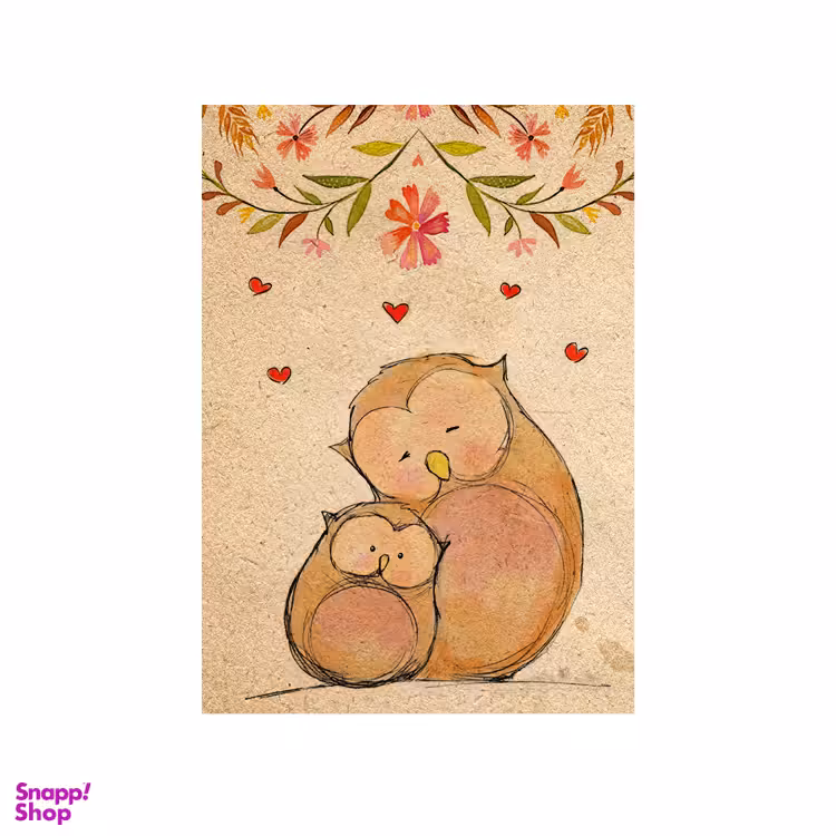 مگنت طرح جغد مادر کد 552