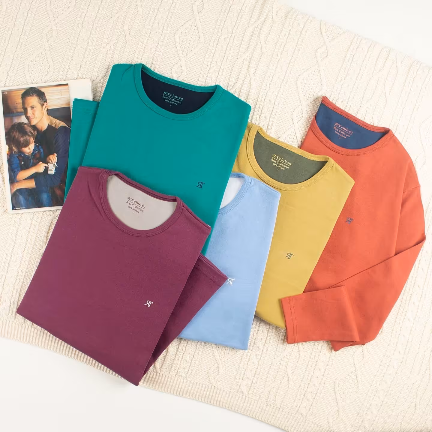 بلوز مردانه یقه گرد