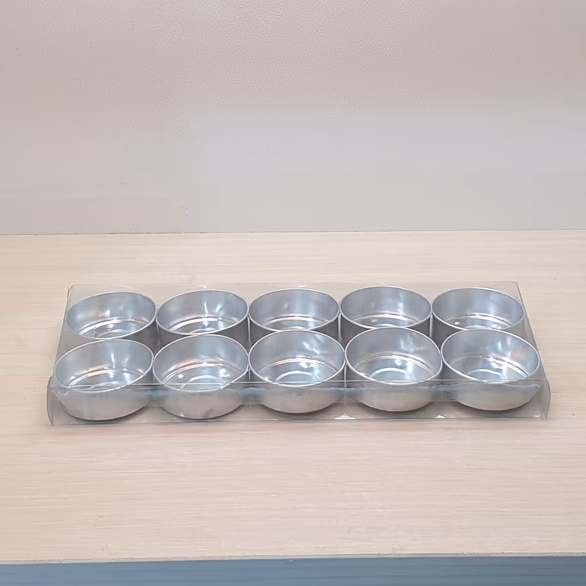 جعبه طلقی وارمر 10 عددی بسته یک عددی(طلق شمع)(طلق بسته بندی)