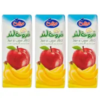 نکتار سیب و موز میهن -200 میلی لیتر بسته 3 عددی