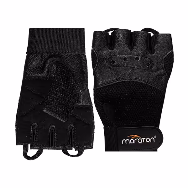 دستکش بدنسازی ماراتون بند دار