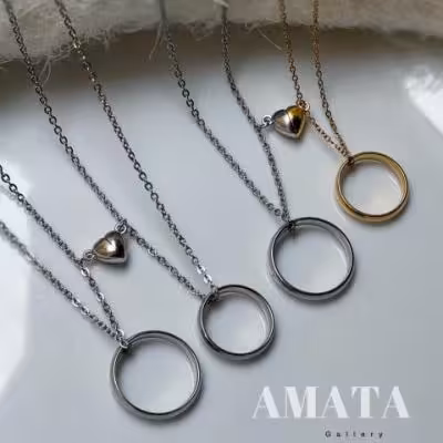 گردنبند ست مگنتی رینگی