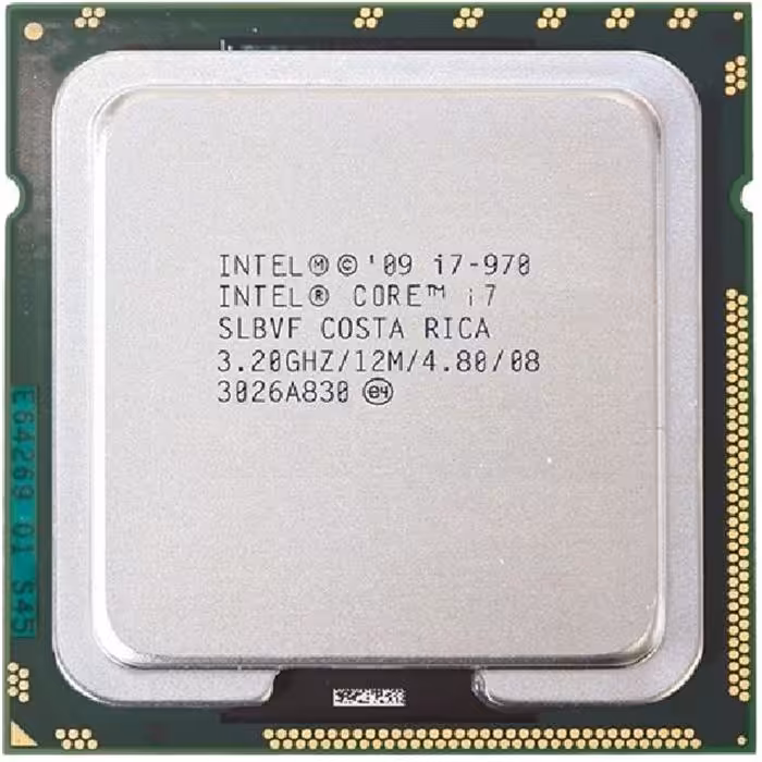 پردازنده مرکزی تری اینتل سری Nehalem مدل Core i7-970