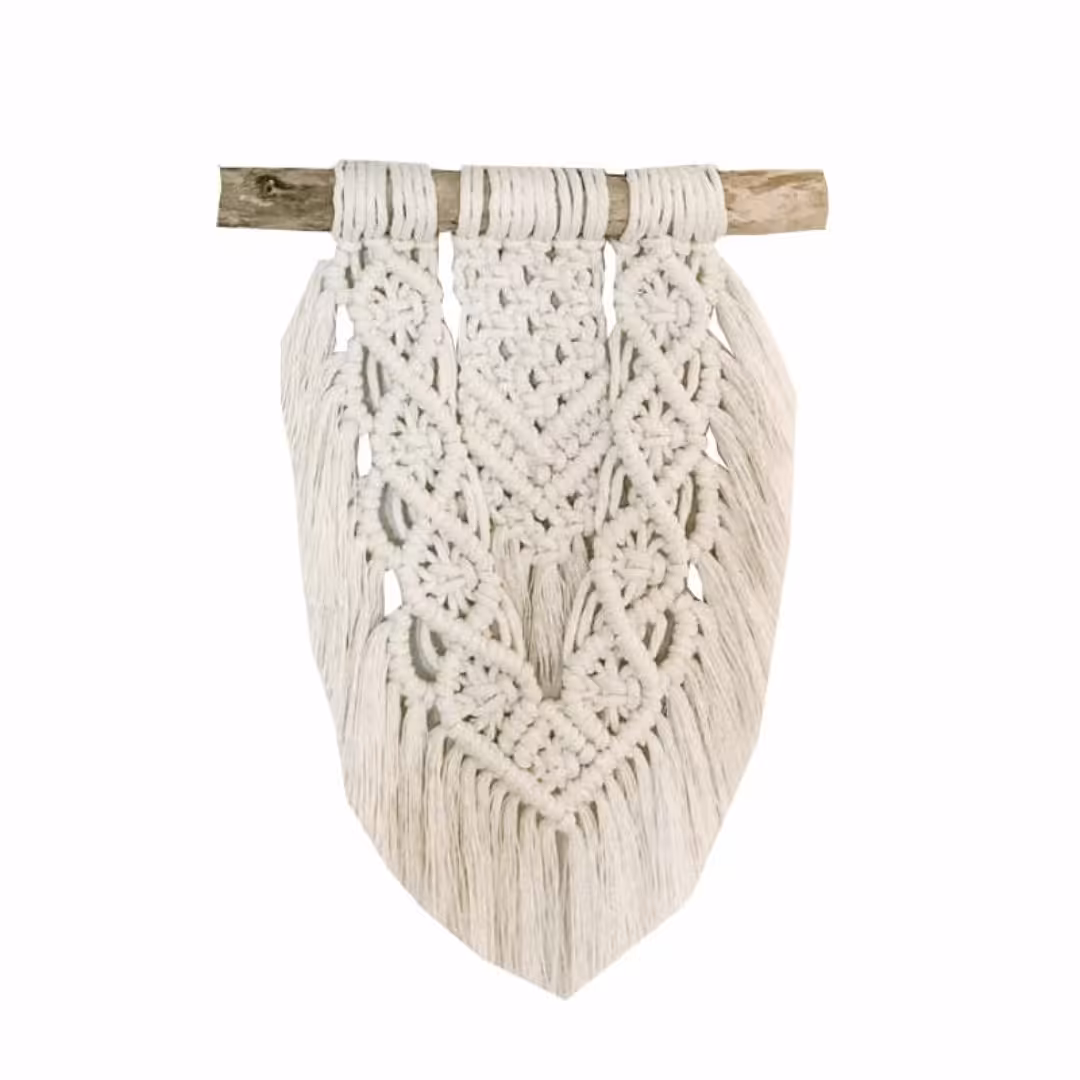 آویز تزئینی مکرومه مدل SUN FLOWER