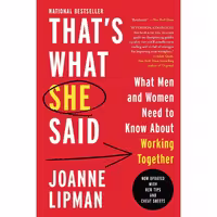 کتاب زبان اصلی Thats What She Said اثر Joanne Lipman انتشارات William Morrow
