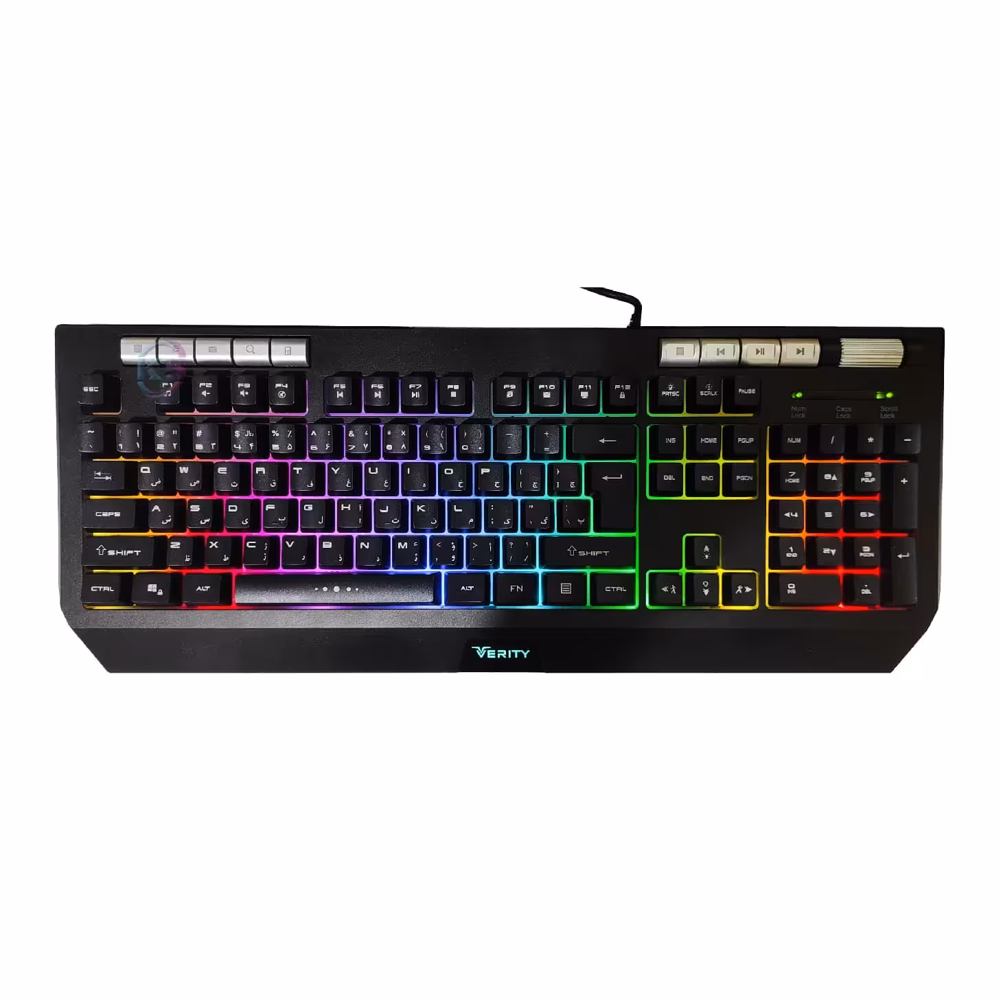 کیبورد گیمینگ RGB وریتی مدل V-KB6132
