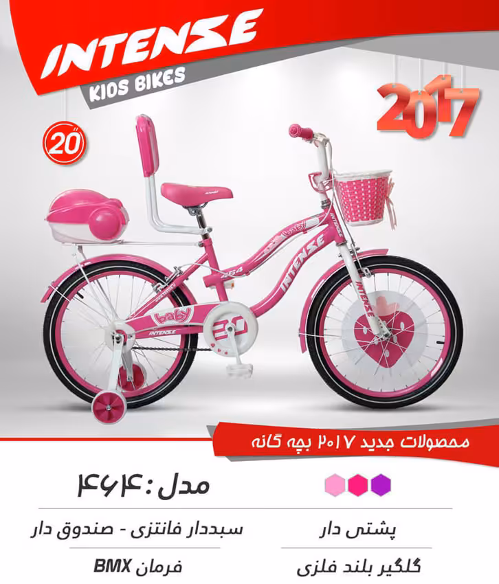 دوچرخه بچگانه اینتنس 20 464 2017