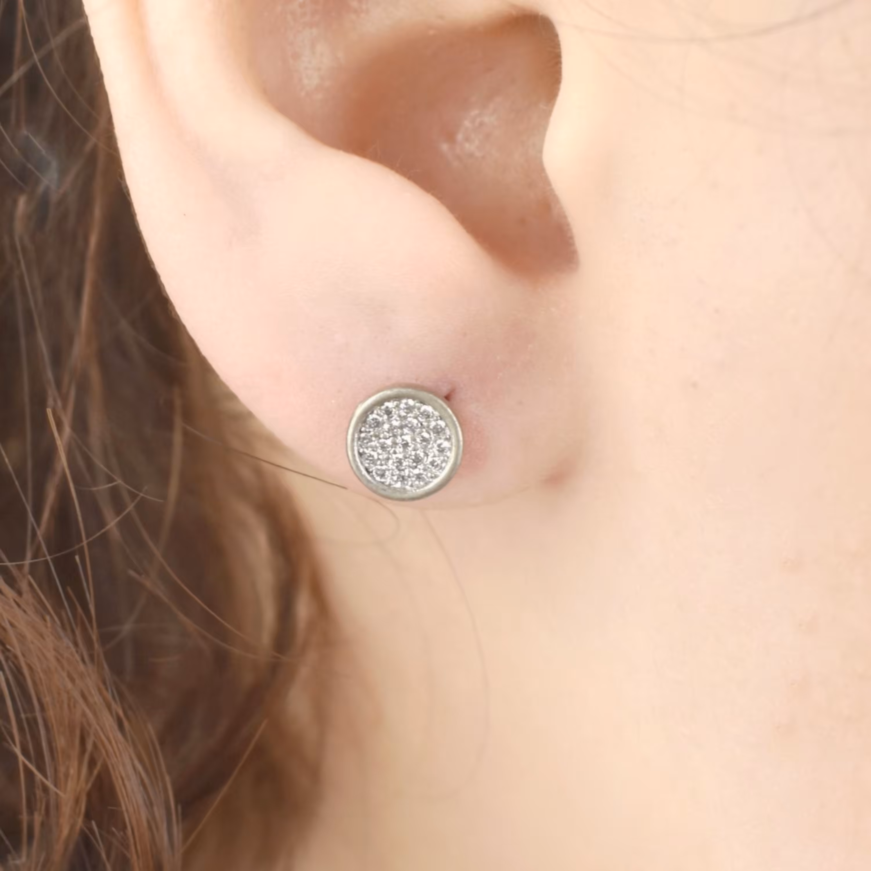 گوشواره گرد میخی کد 7664