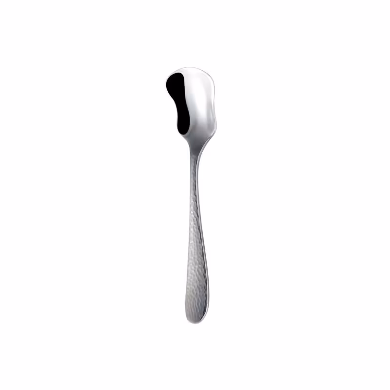 قاشق بستنی خوری 6 نفره ناب استیل طرح واریان (6 پارچه)