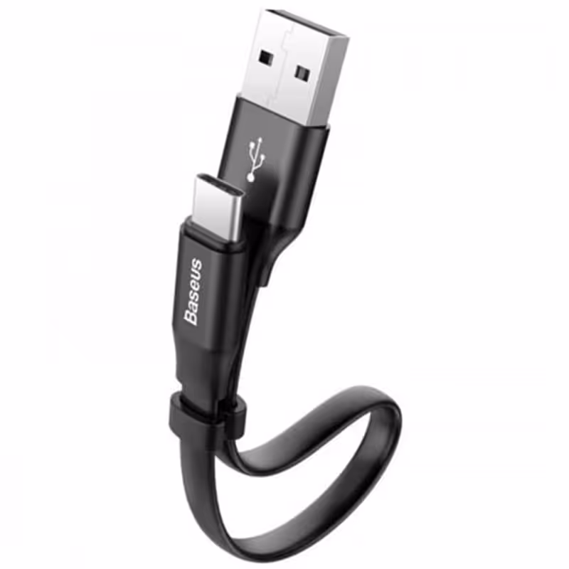 کابل شارژ پاوربانکی USB به تایپ سی باسئوس مدل Nimble طول 23 سانتی متر