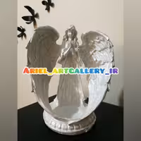 جاشمعی وارمری مدل مناجات حضرت مریم (دعا) جنس پلی استر