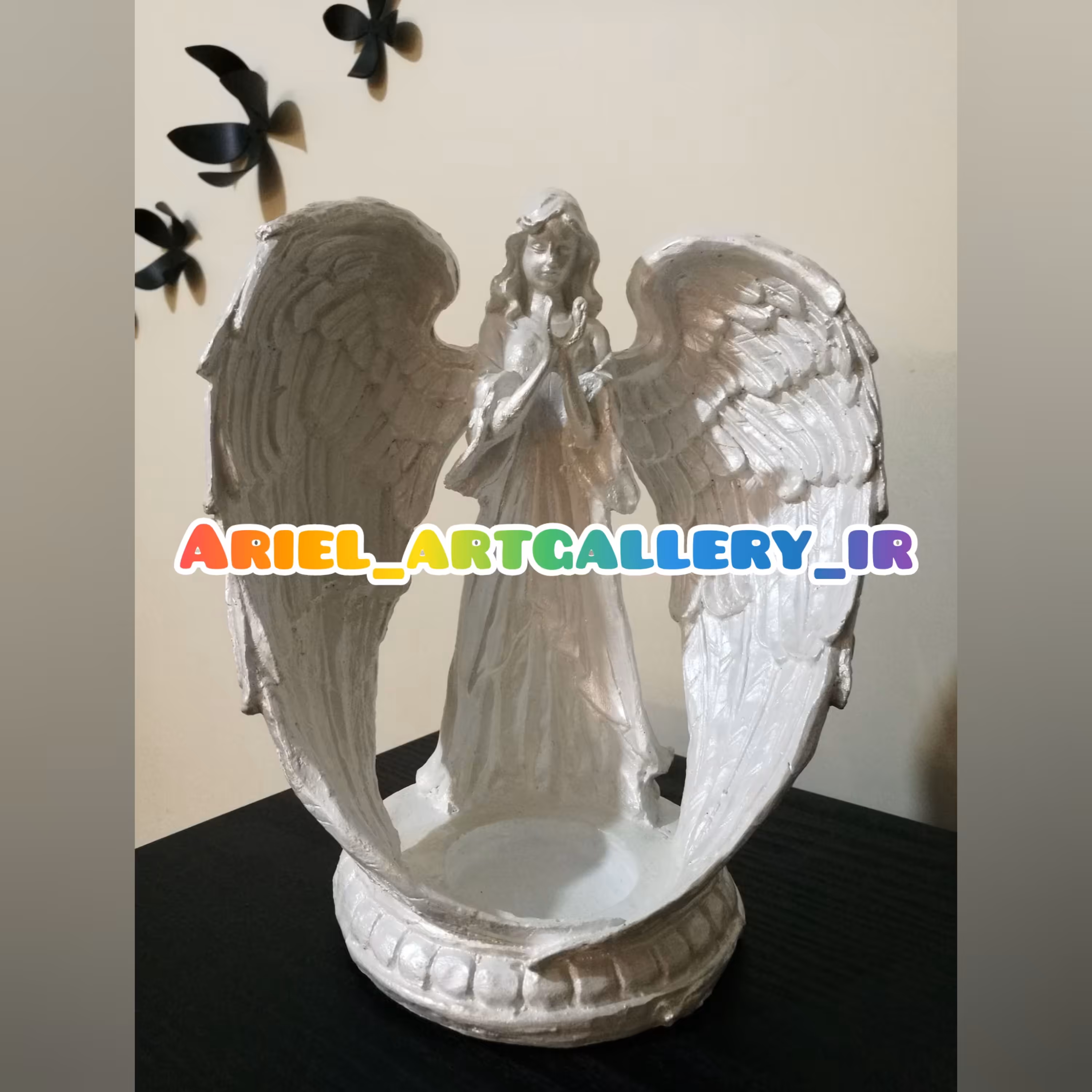 جاشمعی وارمری مدل مناجات حضرت مریم (دعا) جنس پلی استر