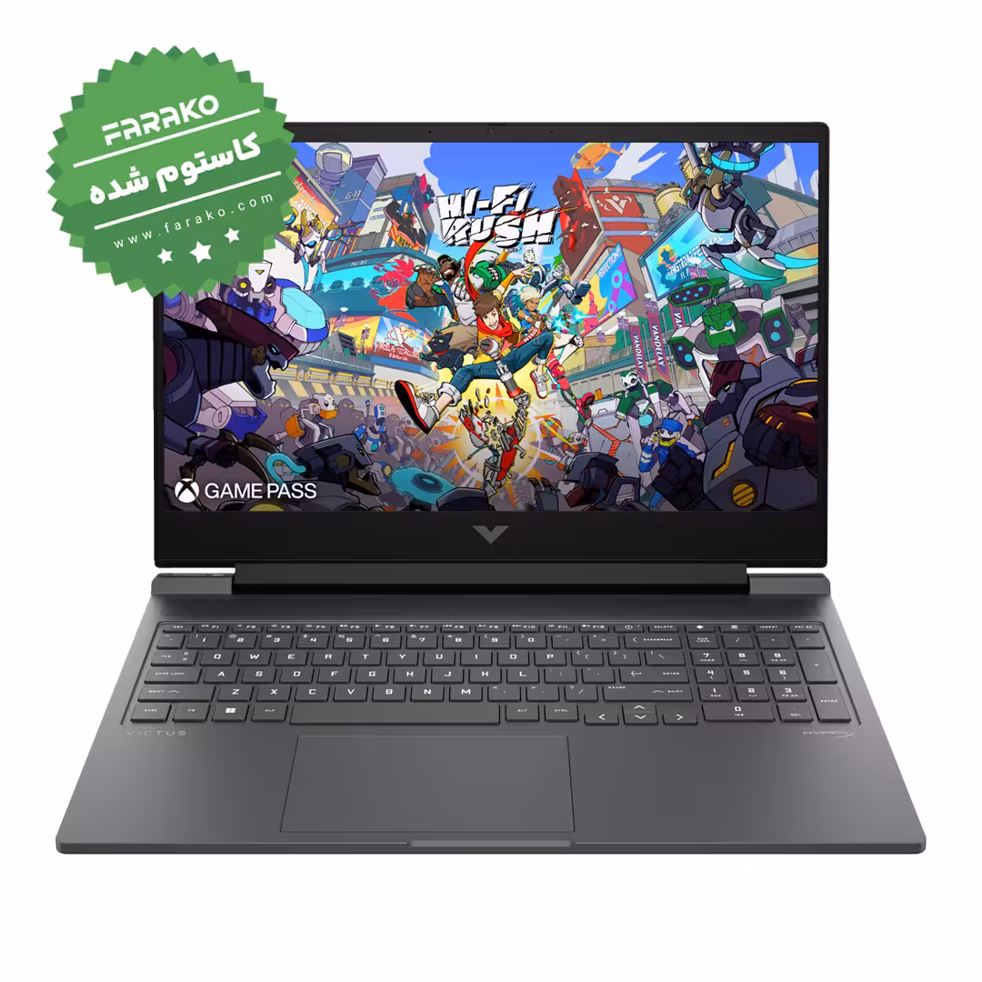 خرید و قیمت لپ تاپ اچ پی Victus 16-S1023DX نمایشگر 16 اینچی، پردازنده Ryzen 7 8845HS، گرافیک 8 گیگابایت RTX 4070، رم 32 گیگابایت، حافظه 512 گیگابایت SSD - کاستوم شده