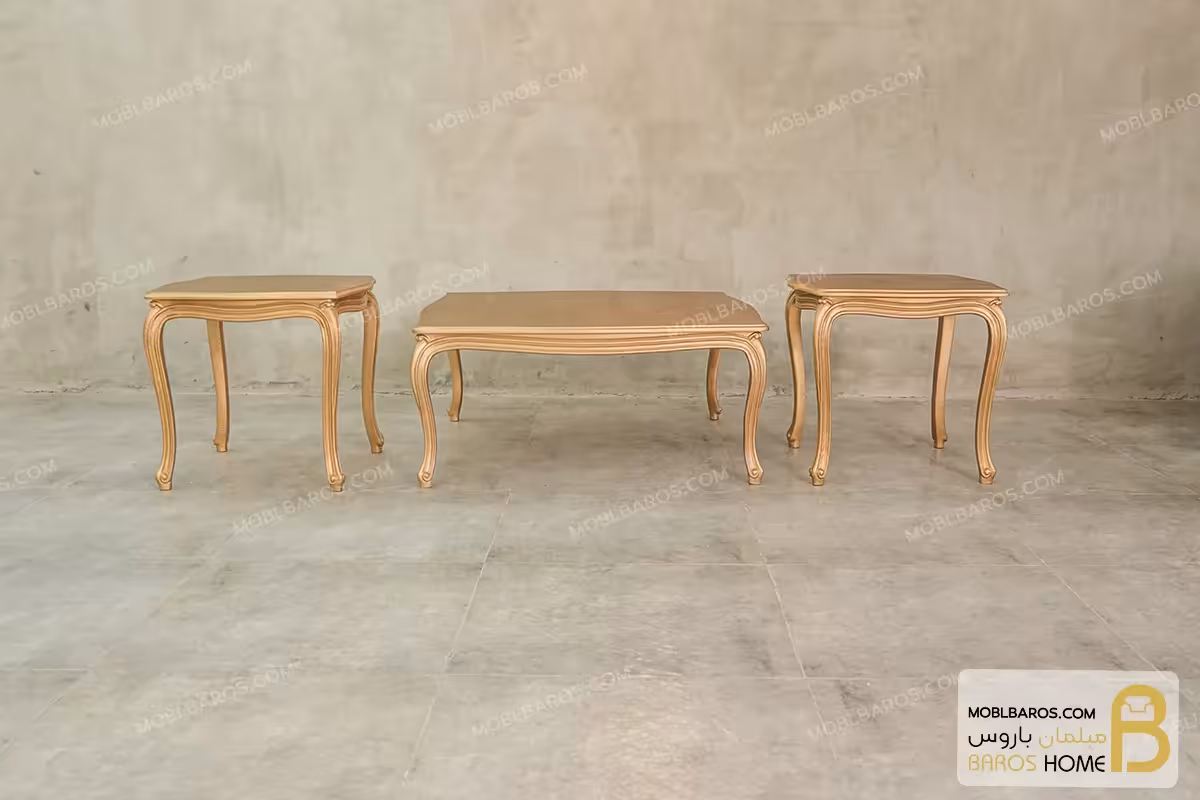 میز جلو مبلی و عسلی کلاسیک مدل ابزاری