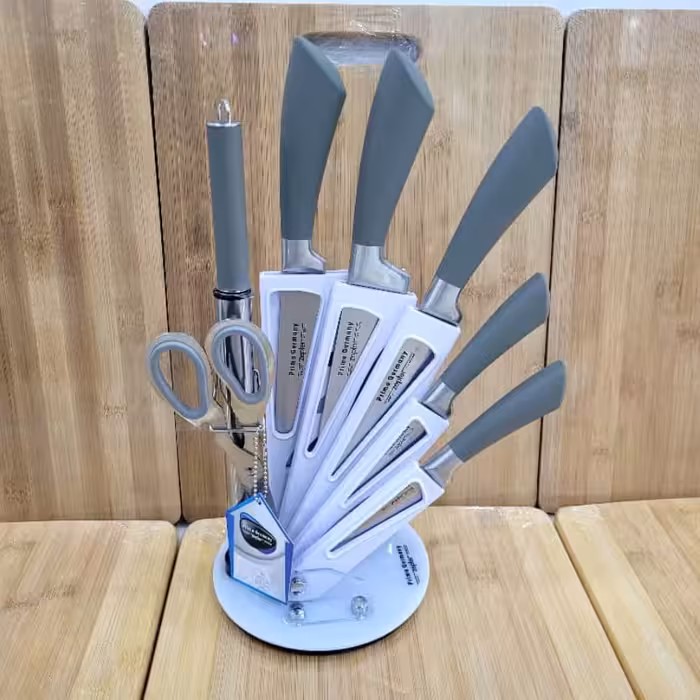سرویس چاقو مارک پریما جرمنی، تیز و باکیفیت،8 پارچه 