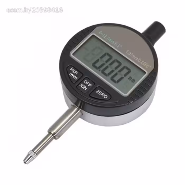 ساعت اندیکاتور دیجیتال دارای کورس 12.7mm و دقت 0.01mm
