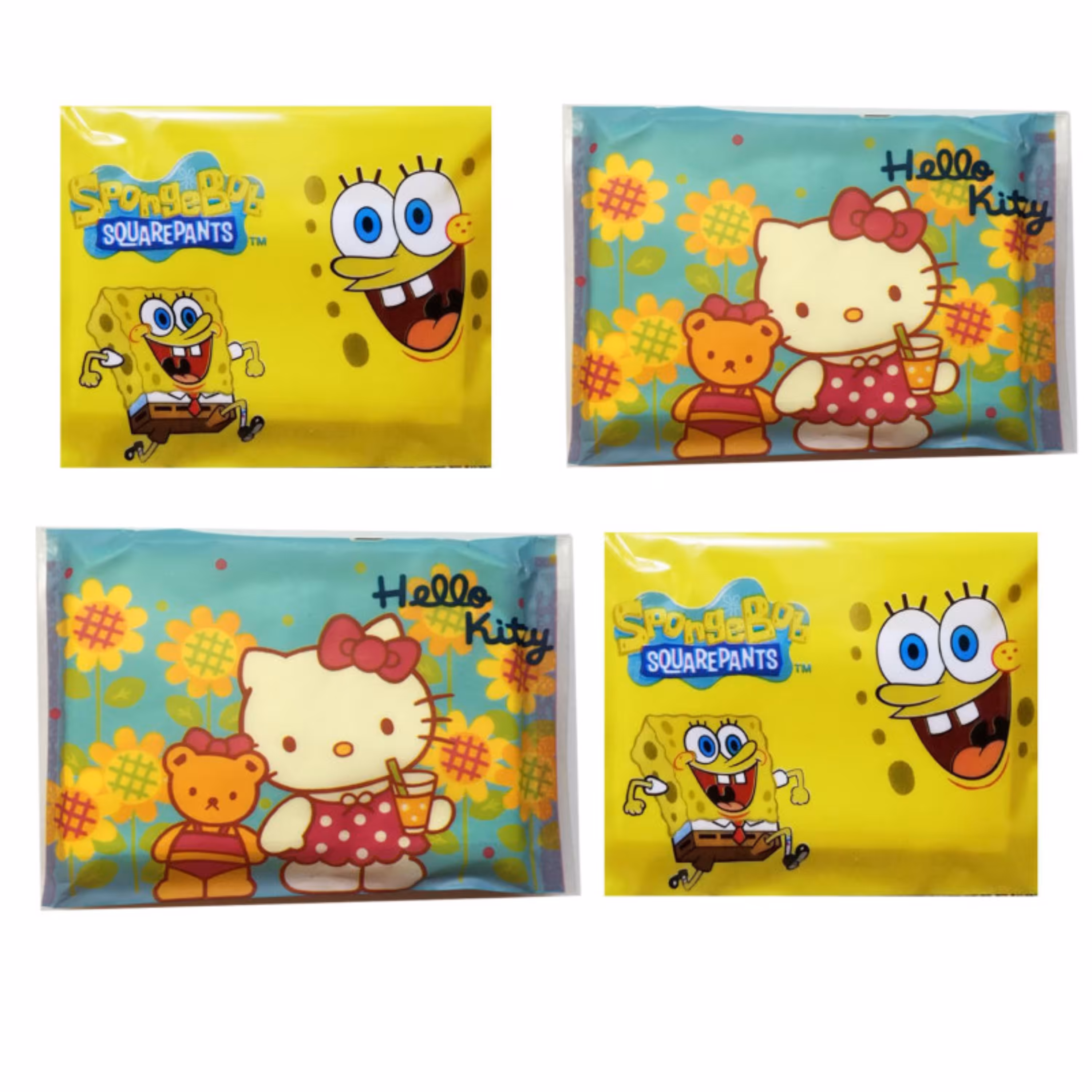 دستمال کاغذی جیبی 10 برگ مدل 2K2B مجموعه 4 عددی